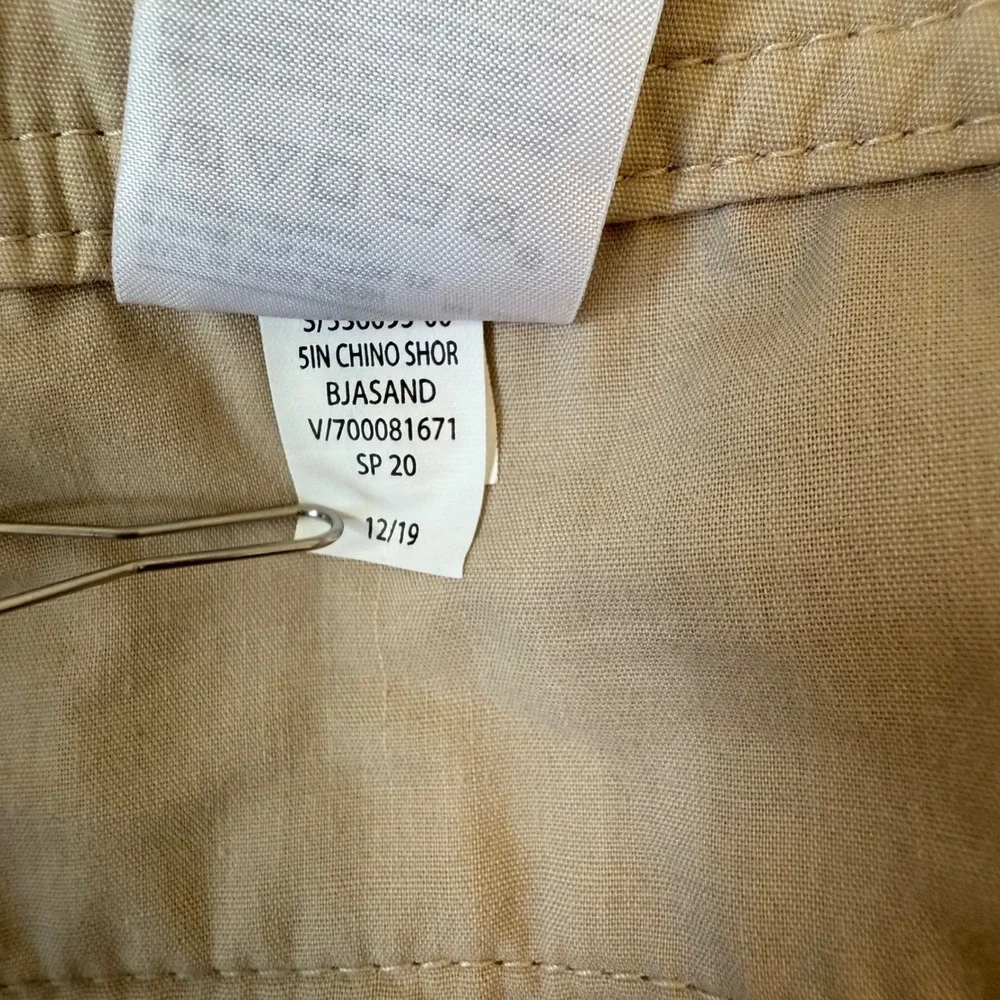 Banana Republic Womens 5 Inch Chino Shorts Sand Beige‎ Size 10 BJASAND 533099-00